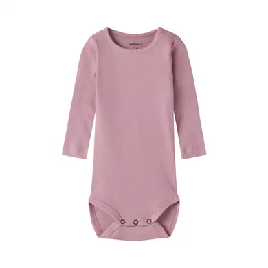 Langarmbodys, name it, Pink – Besonderheit: aus 57% Baumwolle (davon mindestens 50% aus Bio-Baumwolle), 38% Modal TENCEL™, 5% Elasthan