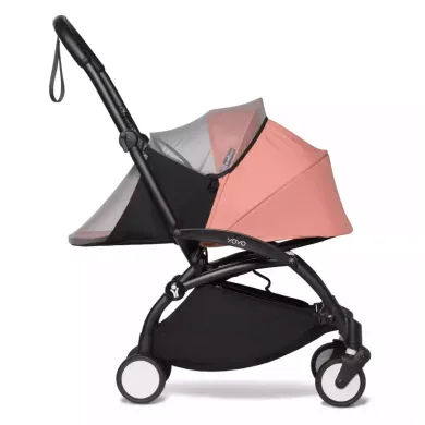 Sonnen- & Insektenschutz Kinderwagen, STOKKE, Schwarz – Besonderheit: geeignet für das Neugeborenen-Set