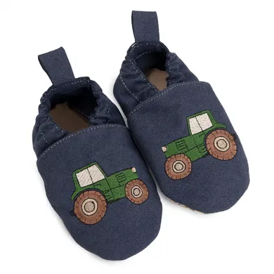 Krabbelschuhe, HOBEA, Blau – Besonderheit: aus 100% recyceltem Material