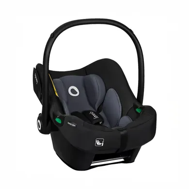 Babyschalen 0-13 kg, Gruppe 0+, lionelo, Schwarz – Besonderheit: Installation und Fixierung im Auto mit ISOFIX-Basisstation Astrid oder Fahrzeuggurt