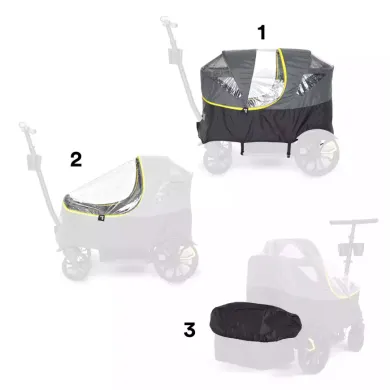 Bollerwagen, VEER, Grau – Besonderheit: passend zum Veer Cruiser Bollerwagen