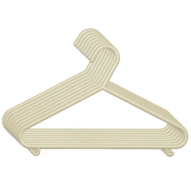 Aufbewahrung, bieco, Beige – Besonderheit: 8er Set für Oberteile und Hosen