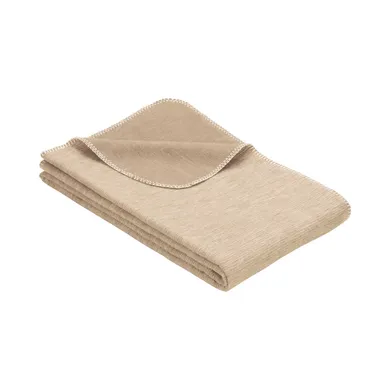 Kuscheldecken, IBENA, Beige – Besonderheit: GOTS geprüft