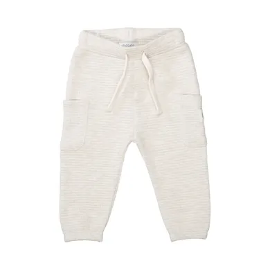 Jogginghosen, STACCATO, Beige – Besonderheit: aus 100% Baumwolle