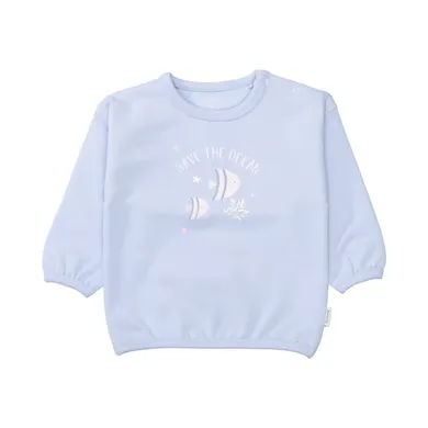 Pullover & Sweatshirts, STACCATO, Blau – Besonderheit: aus 95% Baumwolle