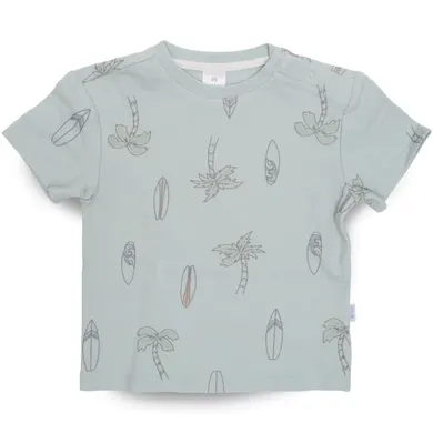Kurzarmshirts, LITTLE ONE, Grün – Besonderheit: aus 100% Baumwolle