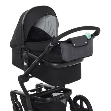 Kinderwagen Taschen, LITTLE ONE, Grau – Besonderheit: hält Getränke, Snacks und mehr griffbereit am Kinderwagen
