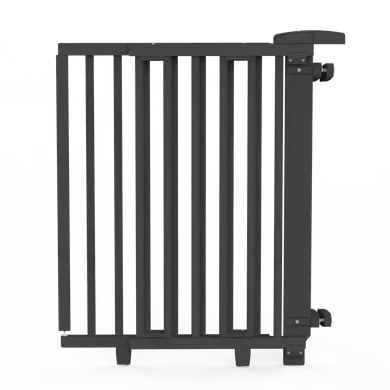 Tür- & Treppenschutzgitter, Geuther, Schwarz – Besonderheit: verstellbar von ca. 67 - 95 cm