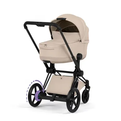 cybex PLATINUM, Beige – Besonderheit: mit Babywanne auf dem Rahmen faltbar