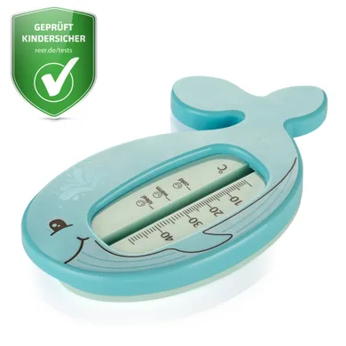 Badethermometer, reer, Blau – Besonderheit: Messbereich 0 °C bis max. 50 °C
