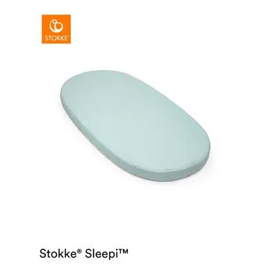 Spannbettlaken, STOKKE, Grün – Besonderheit: Teil der Stokke® Sleepi™ Bettwäsche-Kollektion