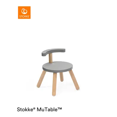 Kinderstühle & Kindersessel, STOKKE, Grau – Besonderheit: von ca. 1,5 bis 8 Jahren nutzbar