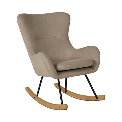 Stillsessel, Quax, Beige – Besonderheit: schöner, stylischer Schaukelstuhl