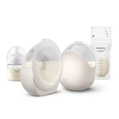 Hands Free Milchpumpen, PHILIPS AVENT, Weiß – Besonderheit: komfortables und freihändiges Abpumpen