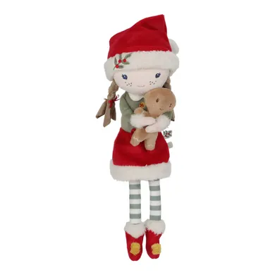 Puppen & Puppenwagen, LITTLE DUTCH, Rot – Besonderheit: kuschelweiche Puppe im weihnachtlichen Outfit