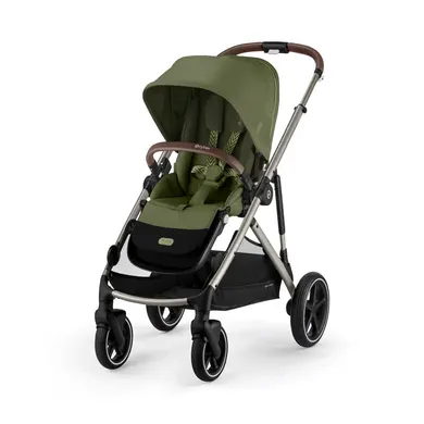 Kombi-Kinderwagen, cybex, Grün – Besonderheit: über 20 Kombinationsmöglichkeiten