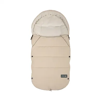Fußsäcke & Decken, LITTLE ONE, Beige – Besonderheit: Rundum-Reißverschluss und 3-fach verstellbare, abnehmbare Oberdecke