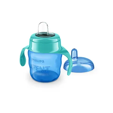 Trinklernbecher & -flaschen, PHILIPS AVENT, Blau – Besonderheit: mit Trinkschnabel