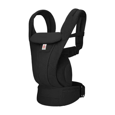 Fullbuckle Tragen, ERGObaby, Schwarz – Besonderheit: 4 ergonomische Tragepositionen (nach innen, nach außen, auf dem Rücken, auf der Hüfte) mit Lendenwirbelstütze zur Entlastung des Trägers