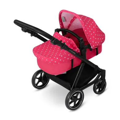 Puppen & Puppenwagen, ABC DESIGN, Pink – Besonderheit: fast alle Funktionen wie ein richtiger ABC Design Kinderwagen