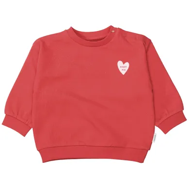 Pullover & Sweatshirts, STACCATO, Rot – Besonderheit: aus 95% Baumwolle