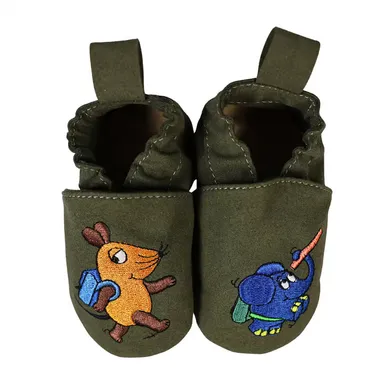 Krabbelschuhe, HOBEA – Besonderheit: schützt kleine Füße beim Krabbeln und Laufen