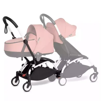 Kombi-Kinderwagen, STOKKE, Weiß – Besonderheit: verwandelt YOYO² in einen Doppelkinderwagen