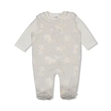 Strampler, FEETJE, Grau – Besonderheit: Set bestehend aus Langarmshirt und Strampler