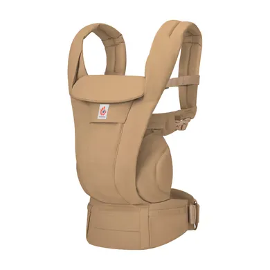 Fullbuckle Tragen, ERGObaby, Braun – Besonderheit: 4 ergonomische Tragepositionen (nach innen, nach außen, auf dem Rücken, auf der Hüfte) mit Lendenwirbelstütze zur Entlastung des Trägers