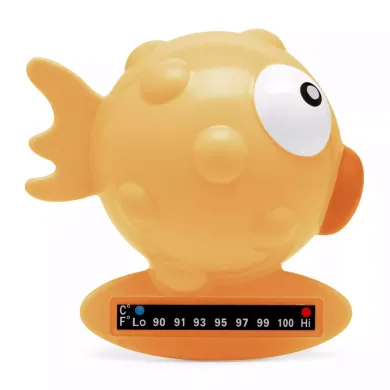 Badethermometer, chicco, Orange – Besonderheit: schwimmend