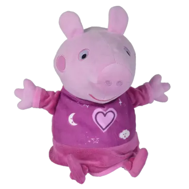 Kuscheltiere, Simba, Pink – Besonderheit: mit Schlaflied und Schlummerlicht