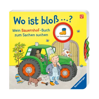 Kinderbücher, Ravensburger, Mehrfarbig – Besonderheit: interaktive Suche nach Bauer Klaus' Sachen