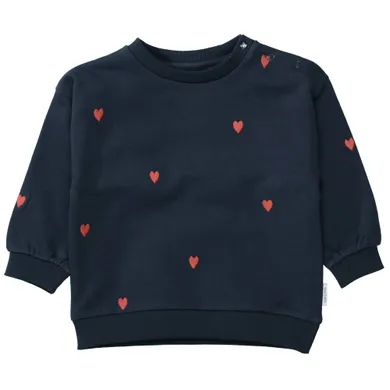 Pullover & Sweatshirts, STACCATO, Blau – Besonderheit: aus 95% Baumwolle