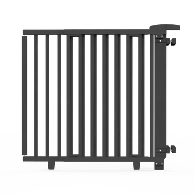 Tür- & Treppenschutzgitter, Geuther, Schwarz – Besonderheit: verstellbar von ca. 93 - 135 cm