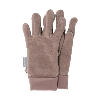Fingerhandschuhe, Sterntaler, Braun – Besonderheit: Oberstoff aus unter anderem Baumwolle