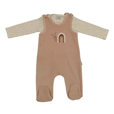 Nicki Strampler, LITTLE ONE, Pink – Besonderheit: Set aus Strampler und Langarmshirt