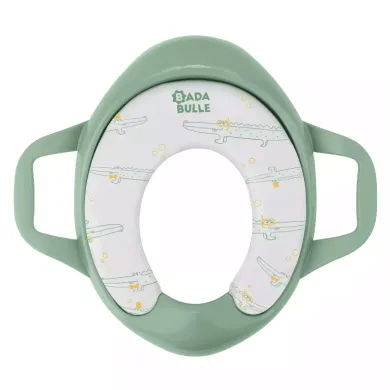 Toilettensitze, badabulle, Grün – Besonderheit: 2 hygienische Griffe