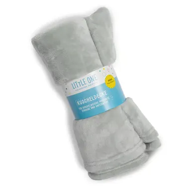 Kuscheldecken, LITTLE ONE, Grün – Besonderheit: kuschel weicher Mikrofaserstoff