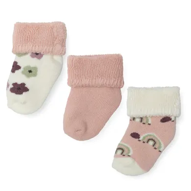 Socken & Strumpfhosen, LITTLE ONE, Pink – Besonderheit: praktischer 3er-Pack