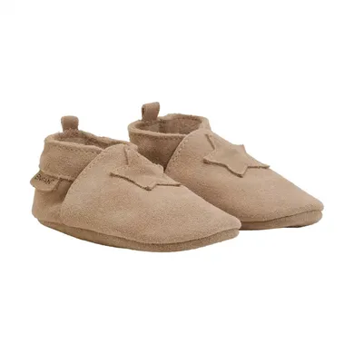 Hausschuhe, EN FANT, Beige – Besonderheit: Gummizug in der Schuhöffnung erleichtert das An- und Ausziehen