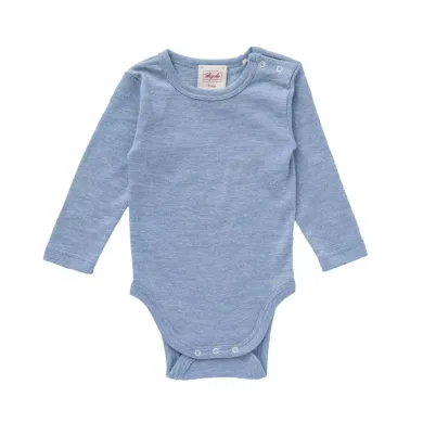 Langarmbodys, People Wear Organic, Blau – Besonderheit: GOTS zertifiziert