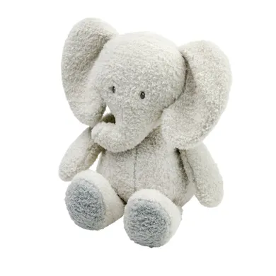 Kuscheltiere, Nattou, Grau – Besonderheit: treuer Begleiter mit einem flauschigen Teddy-Fell