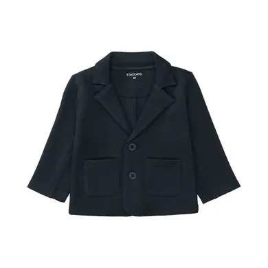 Sweat-, Fleece- & Strickjacken, STACCATO, Blau – Besonderheit: aus 85% Baumwolle