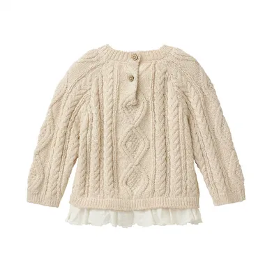 Strickpullover, People Wear Organic, Beige – Besonderheit: aus 100% Baumwolle