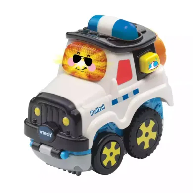 Spielzeugautos, vtech, Weiß – Besonderheit: durch Drücken auf das Fahrzeug fährt es los