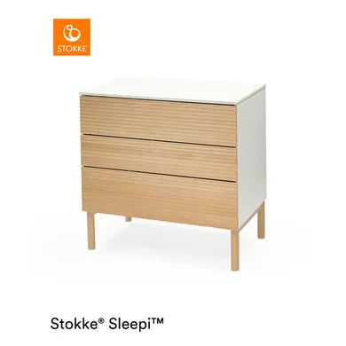 Wickelkommoden, STOKKE, Mehrfarbig – Besonderheit: mit Drucksystem zum Öffnen und Schließen