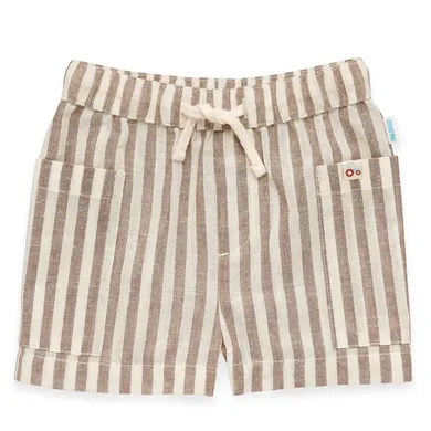 Kurze Hosen, LITTLE ONE, Braun – Besonderheit: aus 75% Baumwolle und 25% Leinen