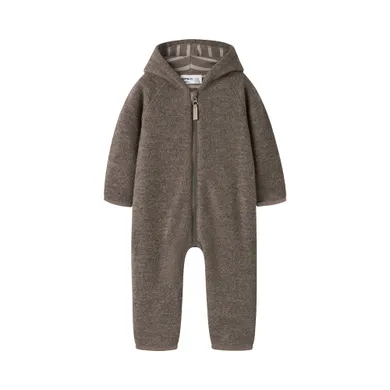 Wollwalk Overalls, name it, Braun – Besonderheit: Futter aus 100 % Baumwolle und Außenmaterial aus 100 % Wolle