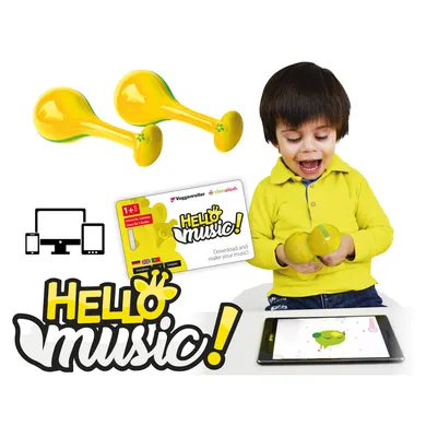 Musikinstrumente, Voggenreiter, Gelb – Besonderheit: mit kindgerechter Lernsoftware "Hello Music!"