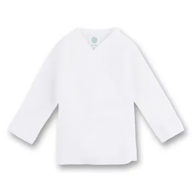 Flügelhemdchen, Sanetta, Weiß – Besonderheit: Feinripp-Qualität aus 100% Organic Cotton